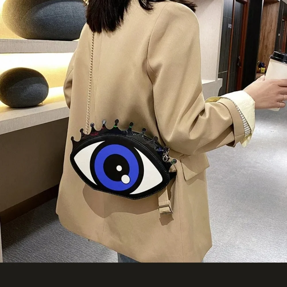Evil Eye Chain‎ Purse Crossbody Shoulder Handbag Pu Nwt